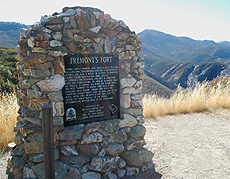 Bear Valley John C Fremont Fort Marker sierras photo