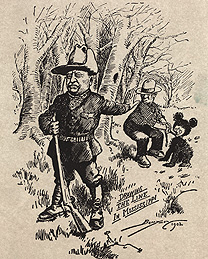 Teddy Roosevelt Bear Cartoon image